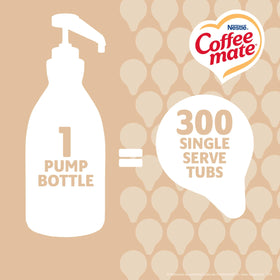 Coffee Mate liquid creamer pump remains shelf-stable at room temperature