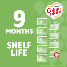 Coffee Mate non-dairy label highlights lactose-free option