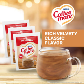 Coffee mate Original carton-dispense design keeps office coffee stations organized
