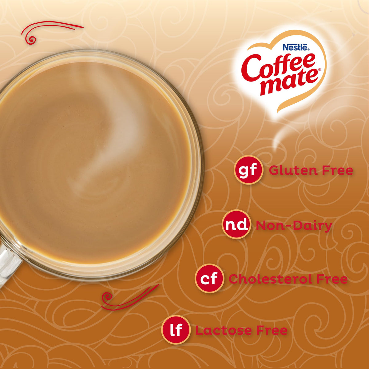 Coffee Mate Original creamer in a coffee cup for a smooth sip
