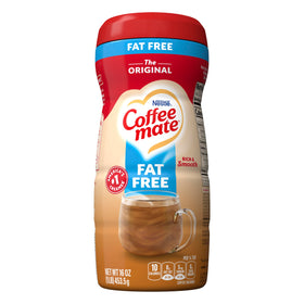 Cool, dry storage area for Coffee Mate creamer ready for use