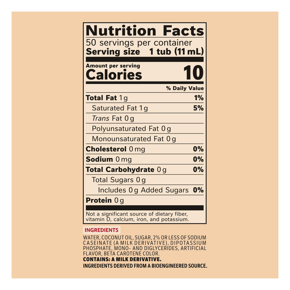 Coffee Mate Original Liquid Creamer 50-count box adds convenience and consistent flavor.