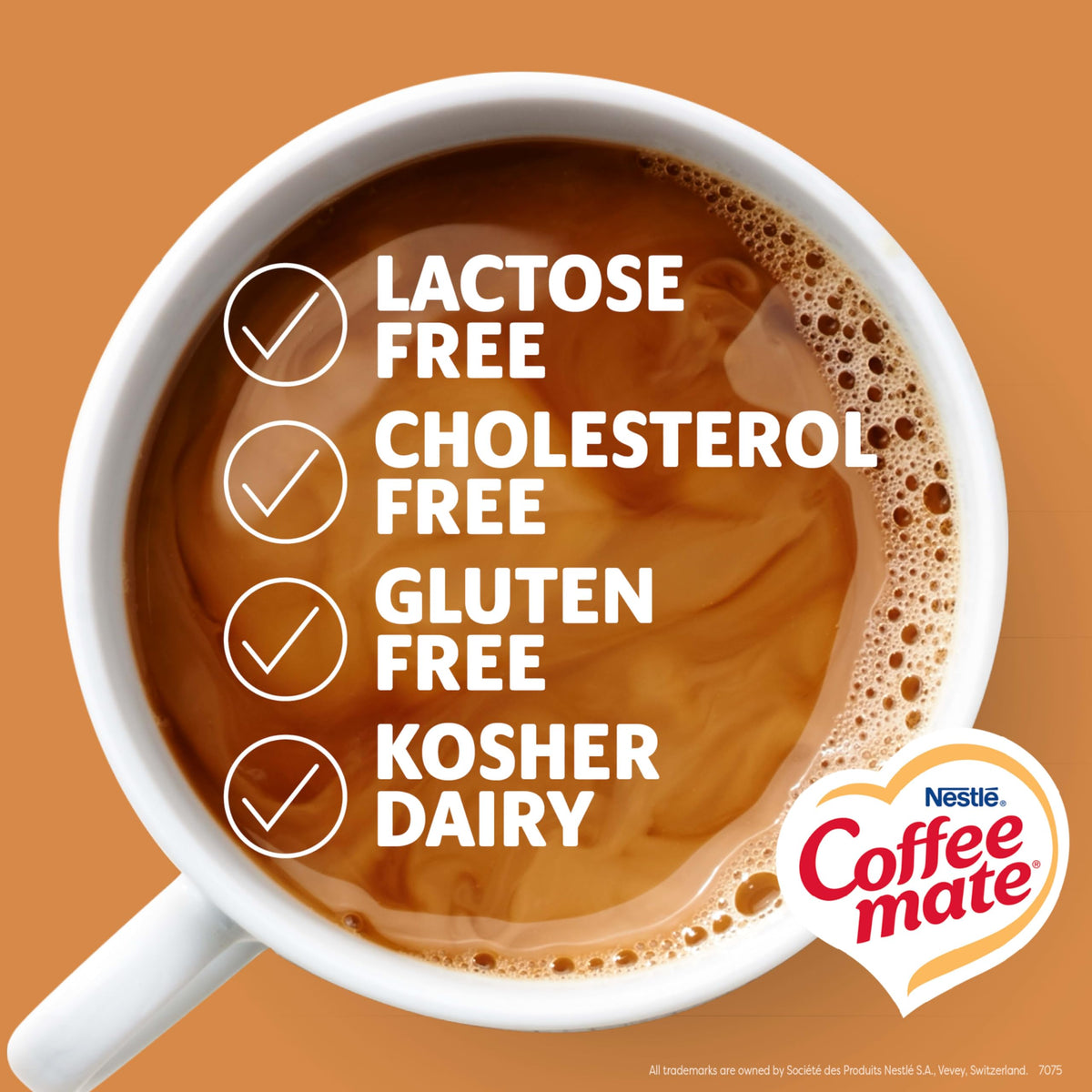 Coffee Mate Original Lite creamer poured into hot coffee to enhance flavor