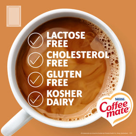 Coffee mate Original shelf-stable 24-months packaging for easy stocking