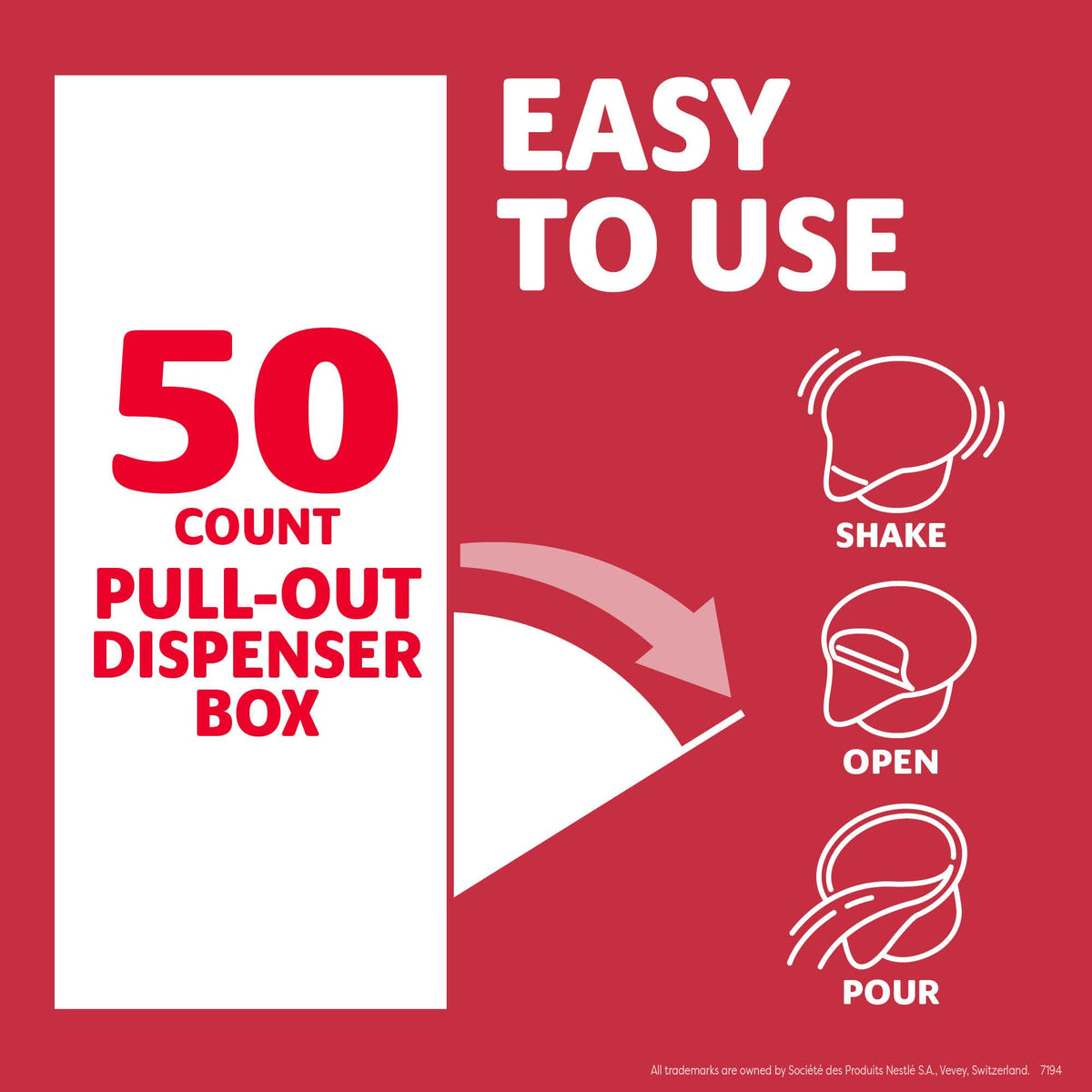 Coffee mate display-ready bundle showing 50-count box for office or home serving.