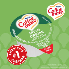 Coffee Mate room-temperature storage icon showing shelf-stable design