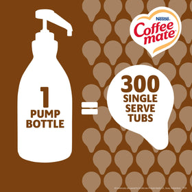Coffee mate Snickers cup pour reveals rich chocolate-nut-caramel flavor in every cup