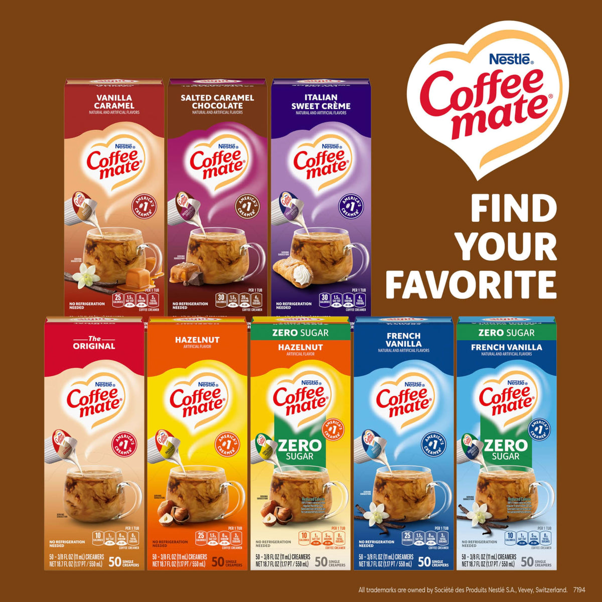 Office break room setup with 200-pack single-serve creamer.