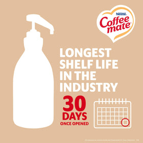 Coffee Mate Sweetened Original creamer adds velvety flavor to cups