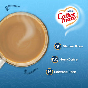 Coffee mate Zero Sugar French Vanilla bottle adds smooth flavor, sugar-free.