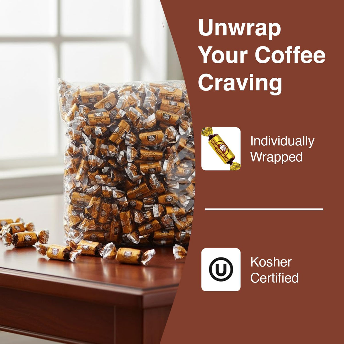 Coffee Rio Caffé Latté candy buffet display for events.