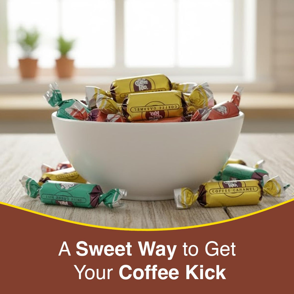 Coffee Rio candy buffet display adds a flavorful, polished touch.