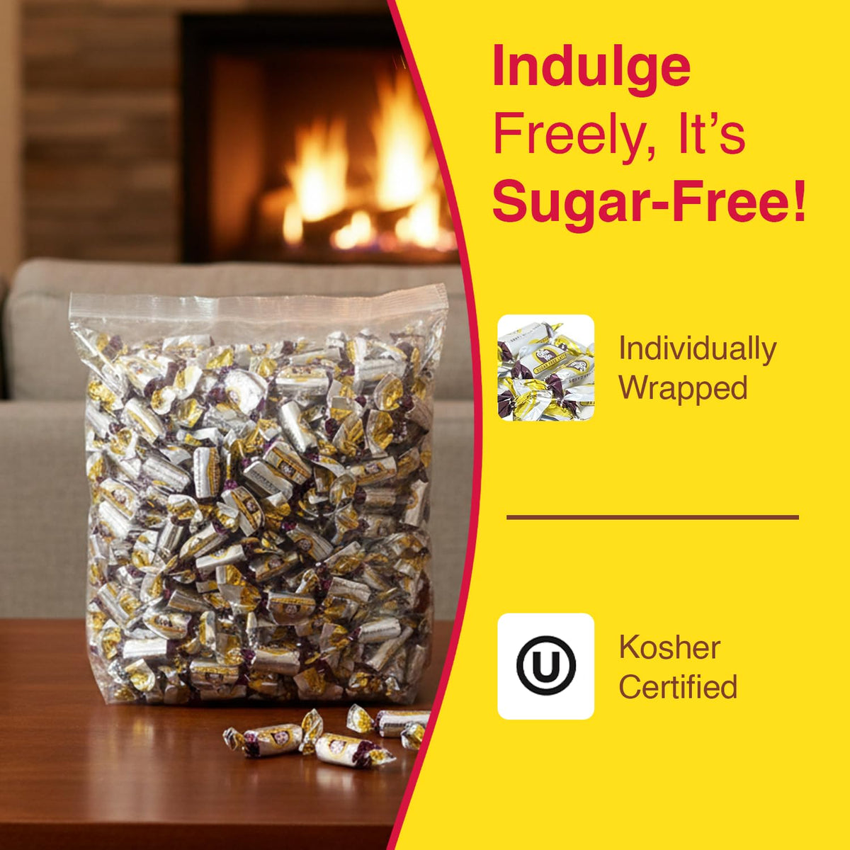 Coffee Rio Individually wrapped candies ensuring mess-free enjoyment on the go