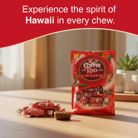 Coffee Rio Kona Island Blend individually wrapped candies for convenient on-the-go snacking