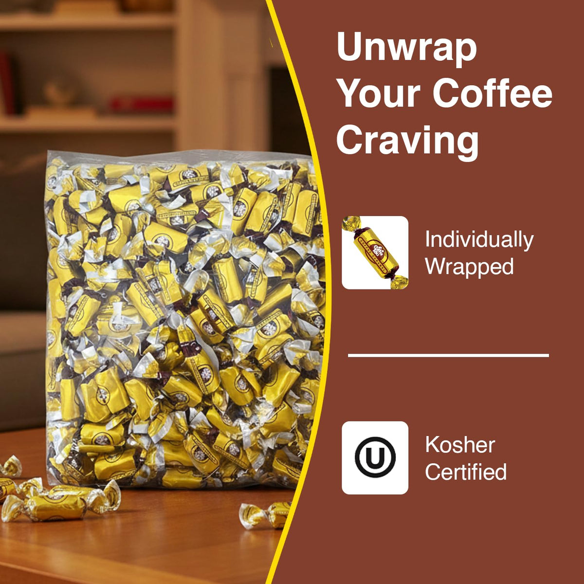 Coffee Rio kosher-certified caramel candies for diverse diets