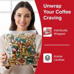 Coffee Rio office candy bowl display for quick, satisfying breaks.