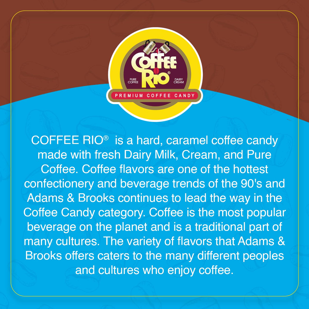 Coffee Rio sugar-free coffee candy on-the-go portable snack