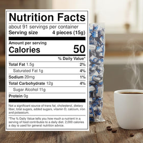 Coffee Rio sugar-free original coffee candy individually wrapped for easy, mess-free snacking
