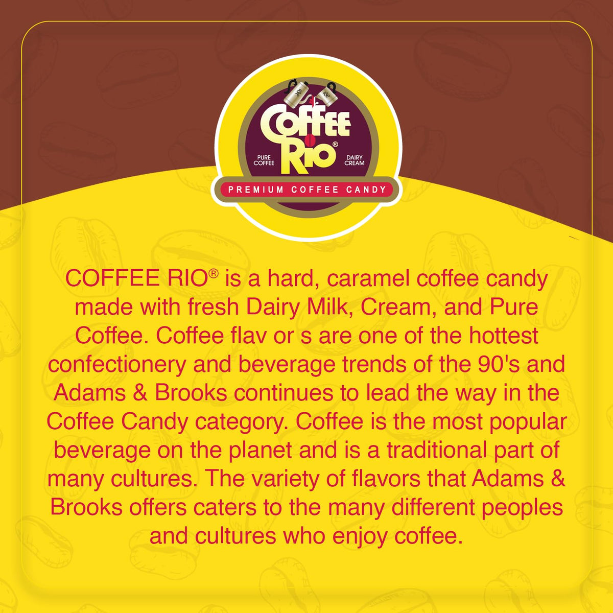 Coffee Rio Sugar-Free Latté candies portable and snack-ready anywhere