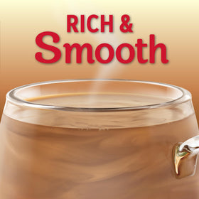 Coffee Mate velvety coffee with Original Powdered Creamer for lush mouthfeel