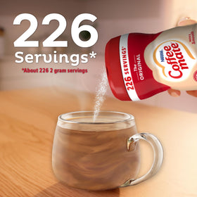 Coffee Mate creamer ready to stir into your mug for balanced flavor