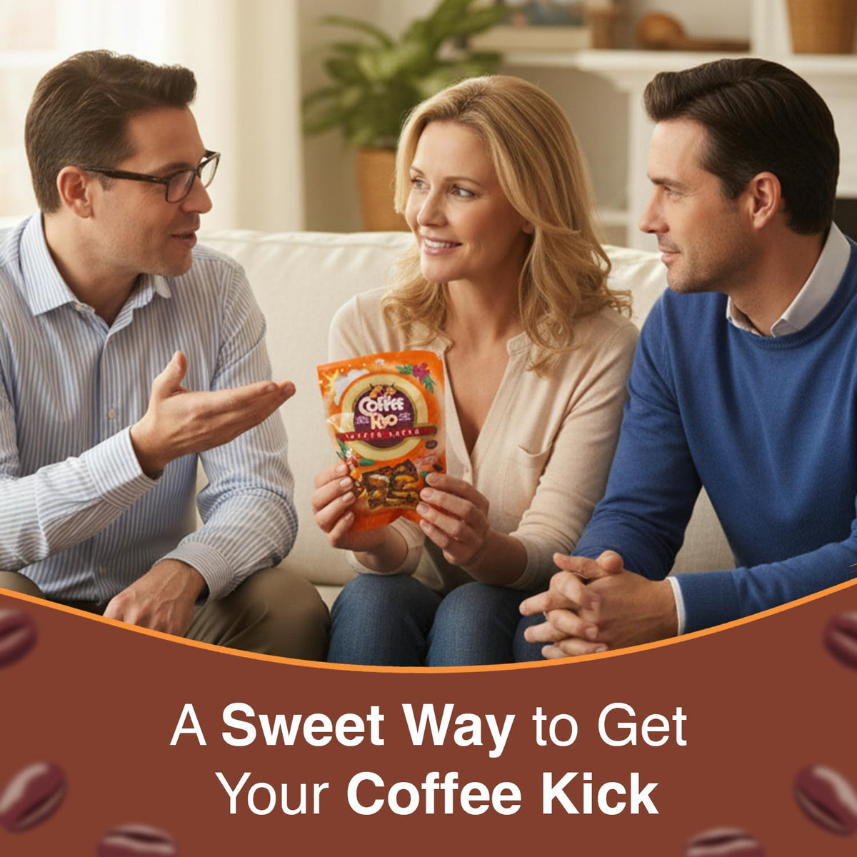 Coffee Rio variety-pack container on shelf implies versatile gifting