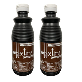 Coffee Time coffee syrup bottle pour for bold cafe-style drinks.