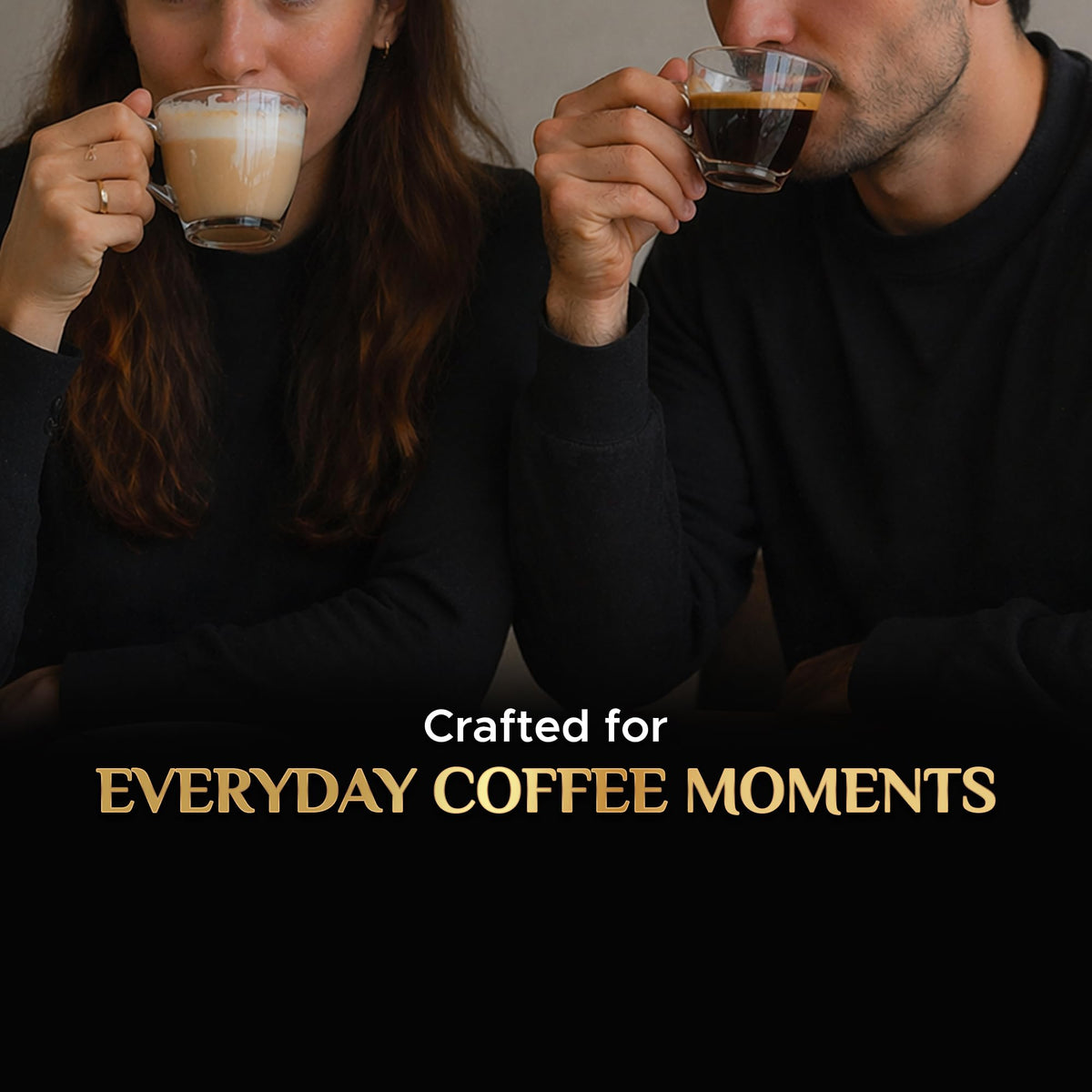Coffeeza pods ready in machine or cup demonstrating quick brewing