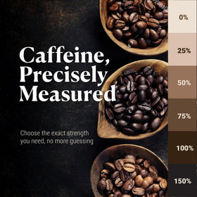 COFFREE 150 percent caffeine option fuels focused moments without extra wait.