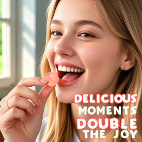 COKOC Gummy assortment packaging, keeps gummies fresh for sharing.