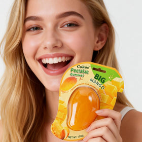 COKOC Mango Gummy: gift-ready, individually wrapped candy option.