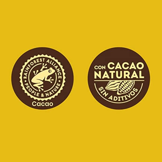 Cola Cao original chocolate drink mix on pantry display for easy stocking.