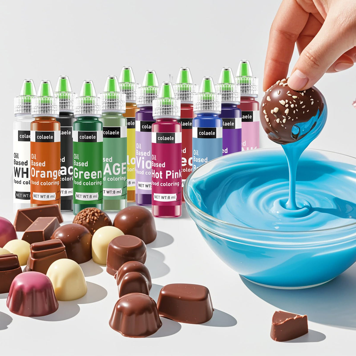 Colaele sage oil coloring for natural-toned decorations and subtle shading