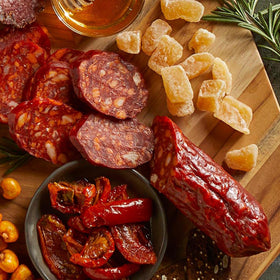 COLAMECO'S chorizo chub all-natural close-up with clean-label appeal.