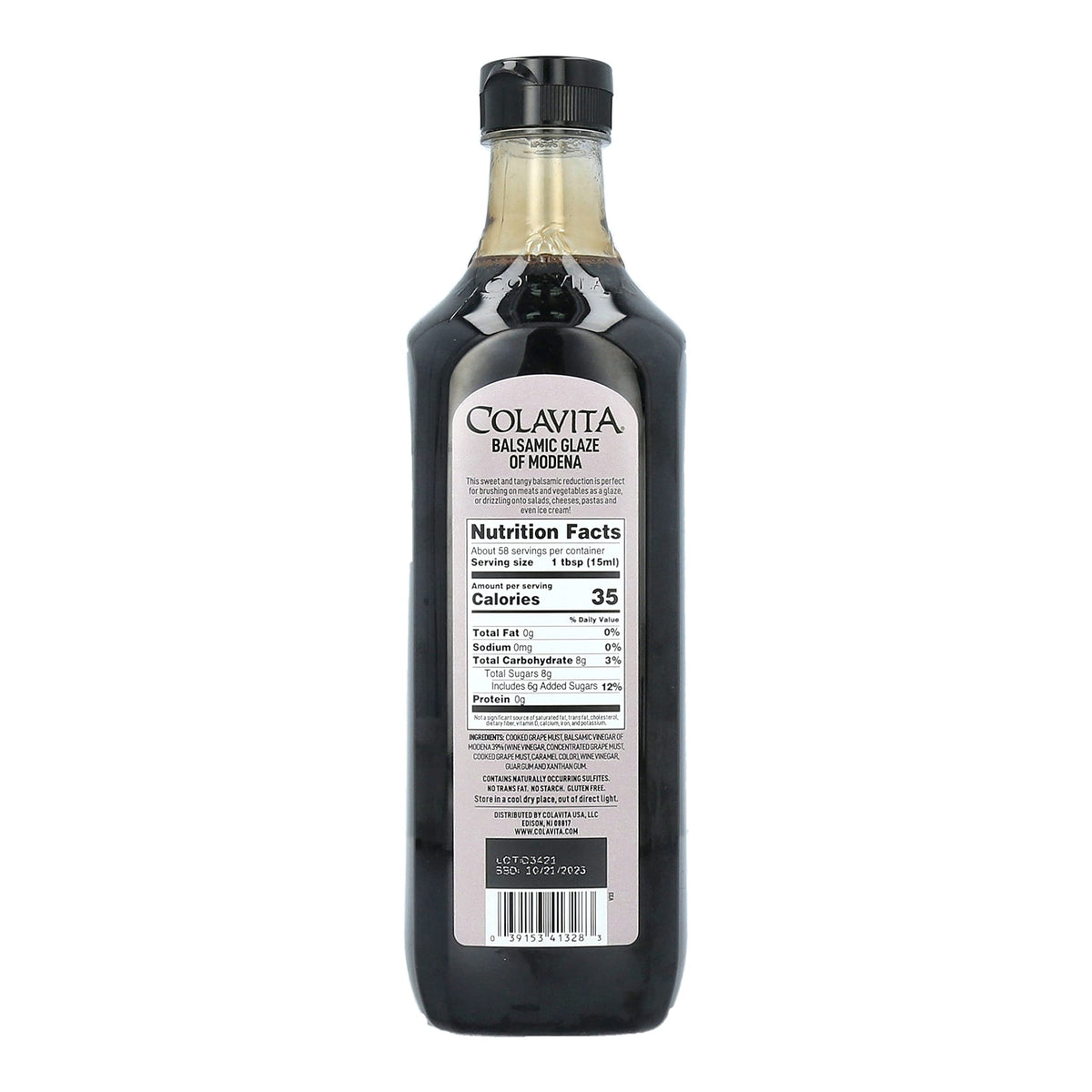 Colavita Balsamic Glaze provides a glossy finish on pizza.