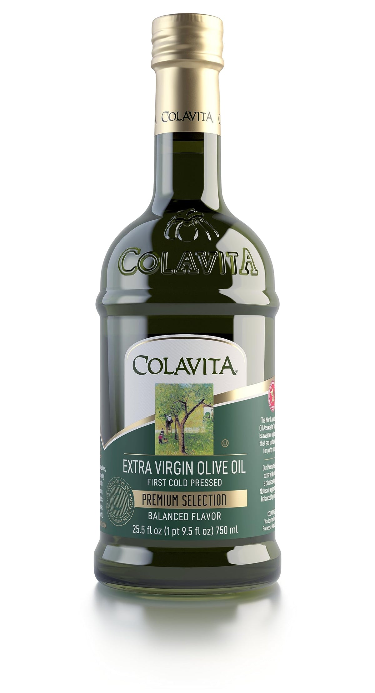 COLAVITA extra virgin olive oil bottle close-up for everyday cooking