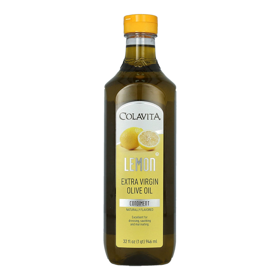 Colavita Lemon Olive Oil bottle delivering bright citrus for dressings and marinades