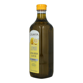 Colavita Lemon EVOO bottle enhances bread dipping with a balanced lemon note