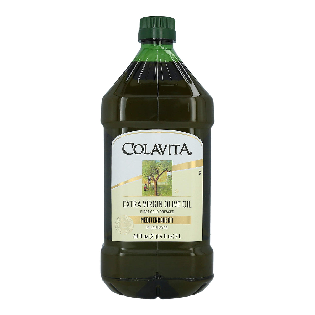 Colavita Mediterranean olive oil bottle for versatile cooking and dipping.