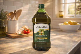 Colavita olive oil used for roasting vegetables to finish meals with a smooth finish