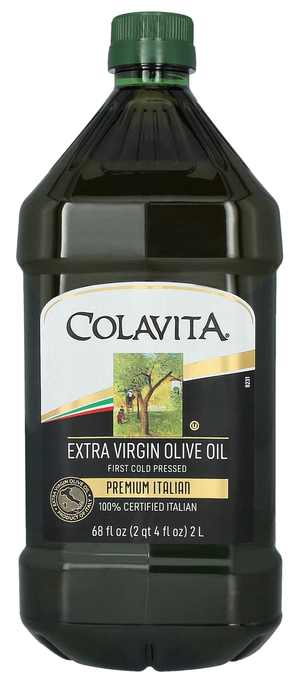 Colavita premium Italian EVOO bottle-front showcases iconic packaging for everyday finishing.