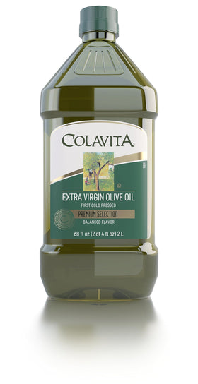 Colavita Premium Selection olive oil bottle (68 oz) for everyday cooking and finishing