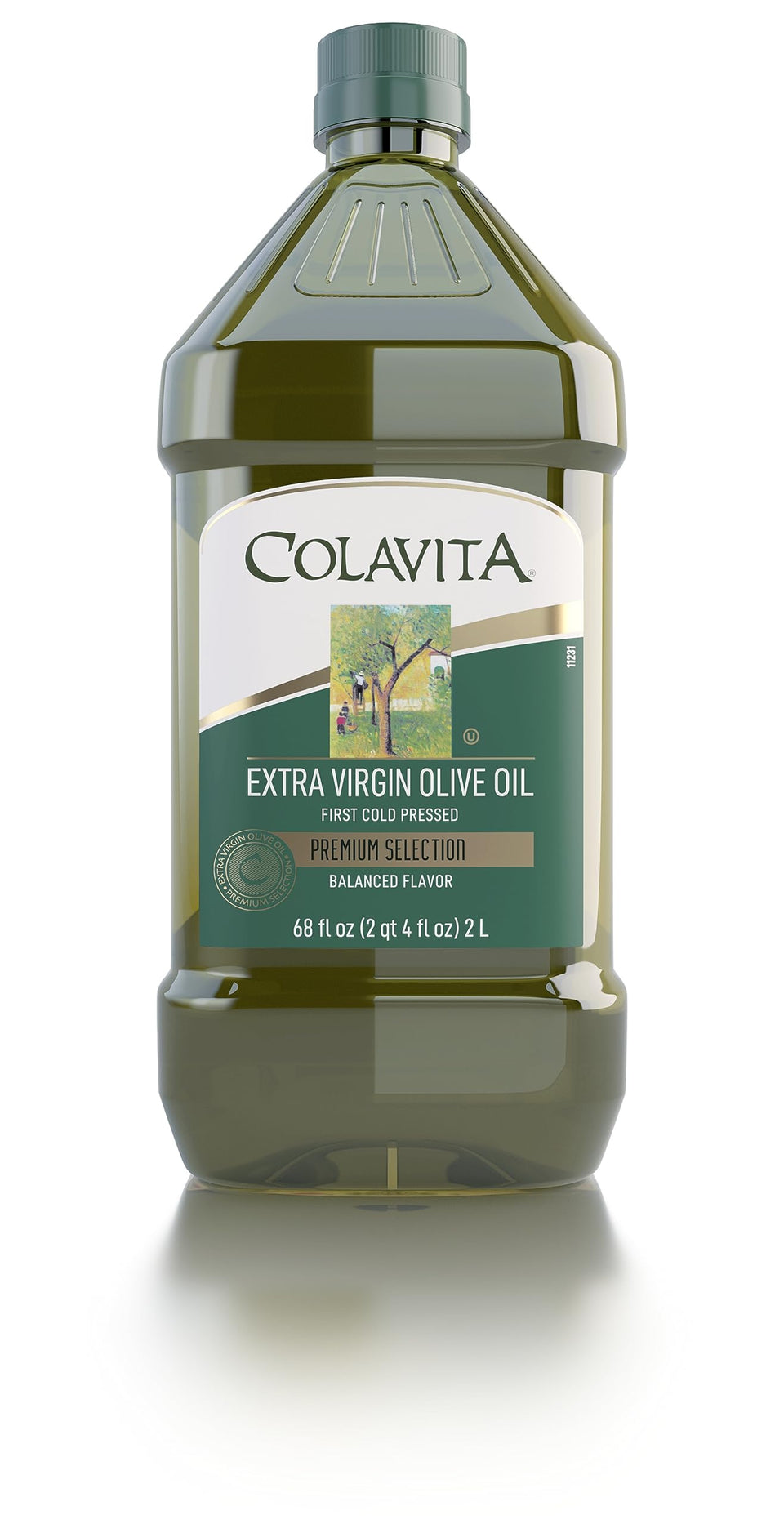 Colavita Premium Selection olive oil bottle (68 oz) for everyday cooking and finishing