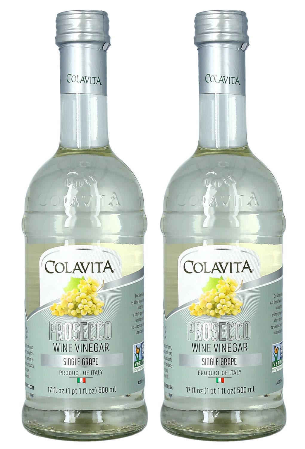 Colavita Prosecco White Wine Vinegar bottle ideal for bright dressings.
