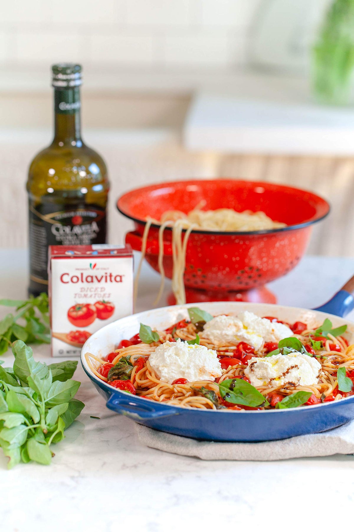 Non-GMO Colavita Recart tomatoes provide consistent texture for soups.