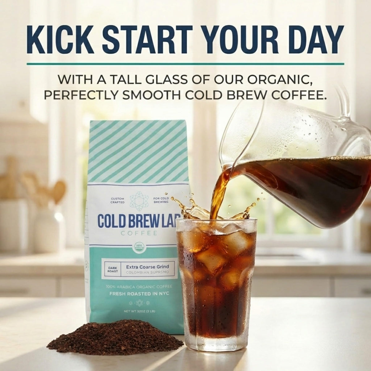 COLD BREW LAB gift-ready coffee bag for gifting coffee lovers.