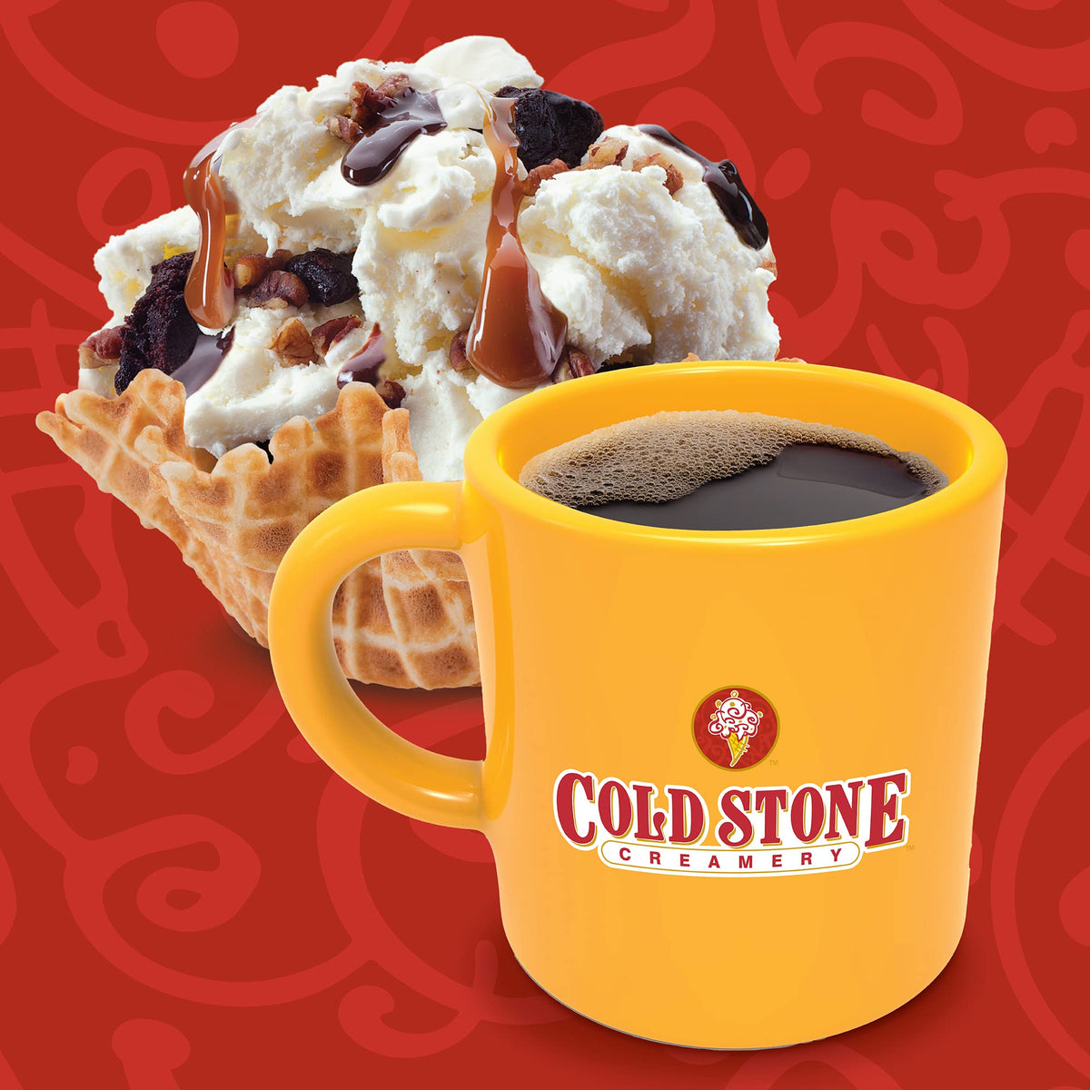 Cold Stone Beverages 40-count pack on a pantry shelf, ideal for gifting or daily ritual.