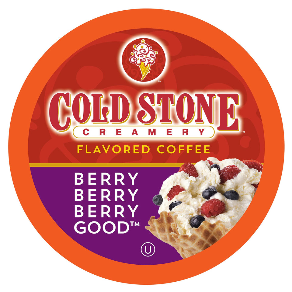 Cold Stone Beverages Berry Berry Berry Good box showcasing dessert-inspired flavor variety
