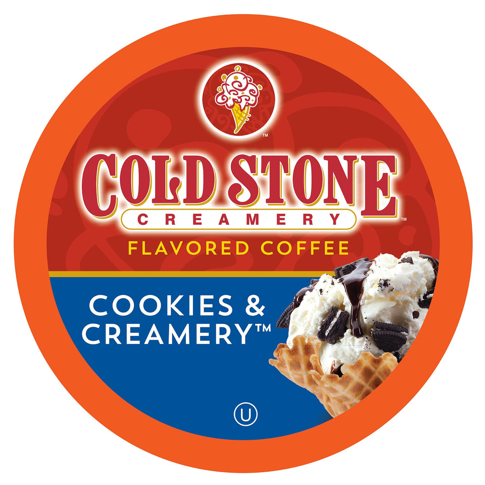 Cold Stone Beverages ice cream flavored coffee pod sampler for at-home variety, dessert-inspired mornings.