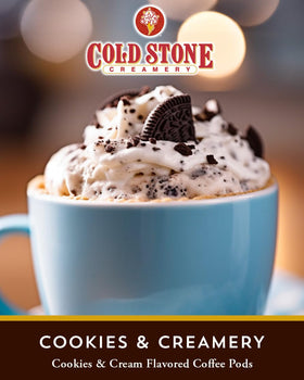 Cold Stone Beverages K-Cup compatible pods provide cafe-like indulgence from your kitchen every morning.